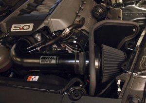Ford Mustang Performance Air Intake - K&N Engineering - Blackhawk - Black - `15-`17